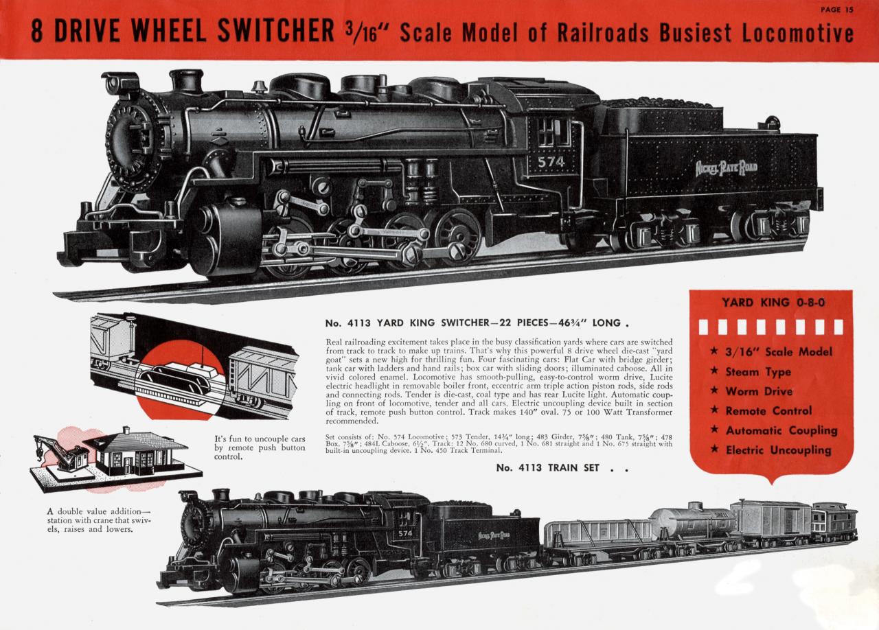 American Flyer Trains 1941, page 15 A.C. Gilbert Catalog Archive